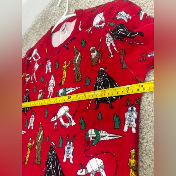 Hanna Andersson Star Wars Holiday Print Pajama Top Medium Family Pajamas - Picture 4 of 8